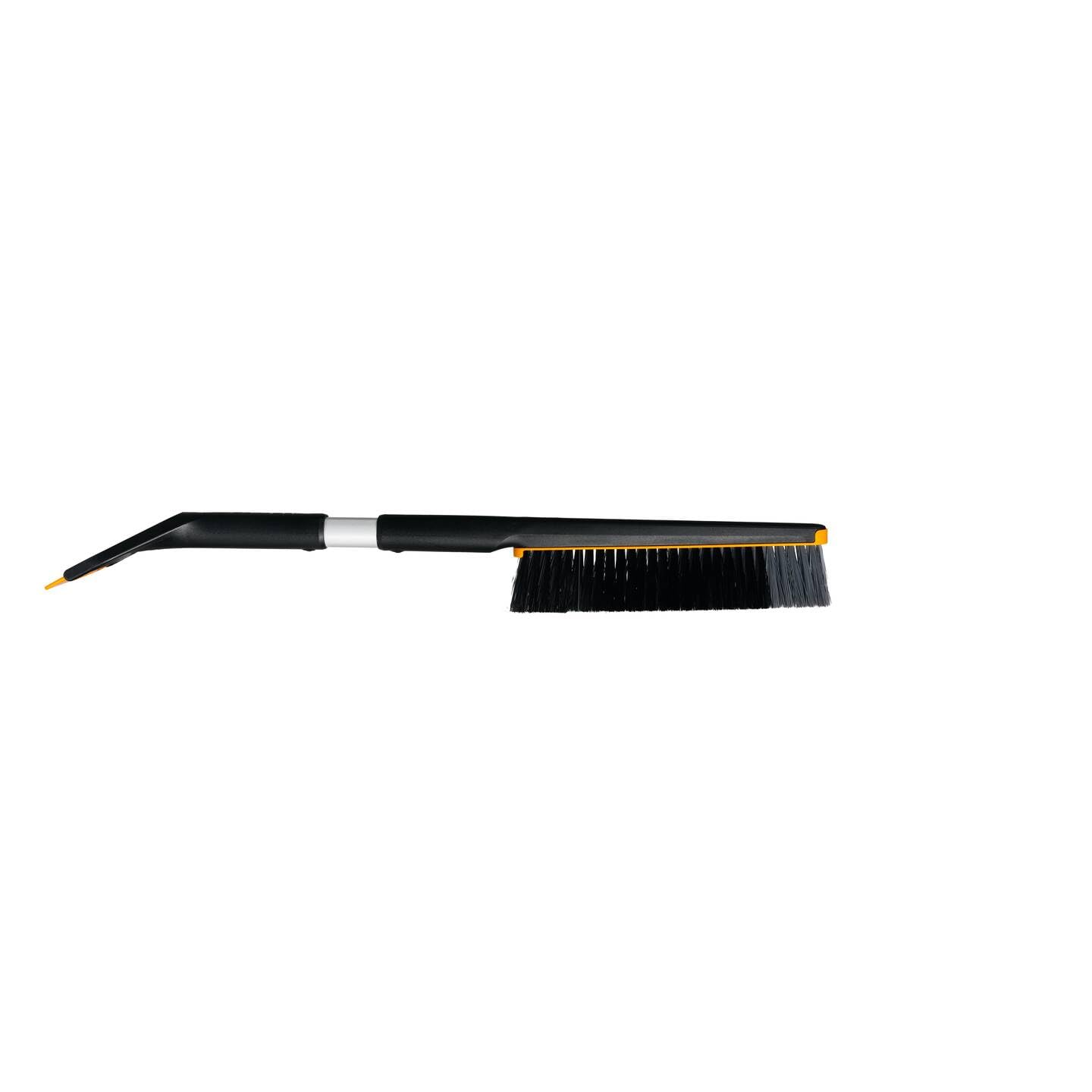 Fiskars Plus Spazzola e Raschietto per Ghiaccio 63 cm Doppie Setole Bordo Duro e Morbido Parti Sostituibili