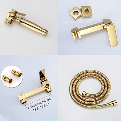 Grifo de bidé de pared con control térmico y chorro regulable para aseo personal diario 6