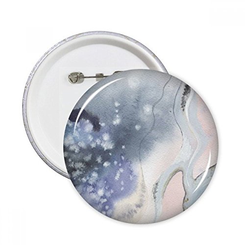 Badge rond aquarelle XL pour masquer un accroc sur un vêtement