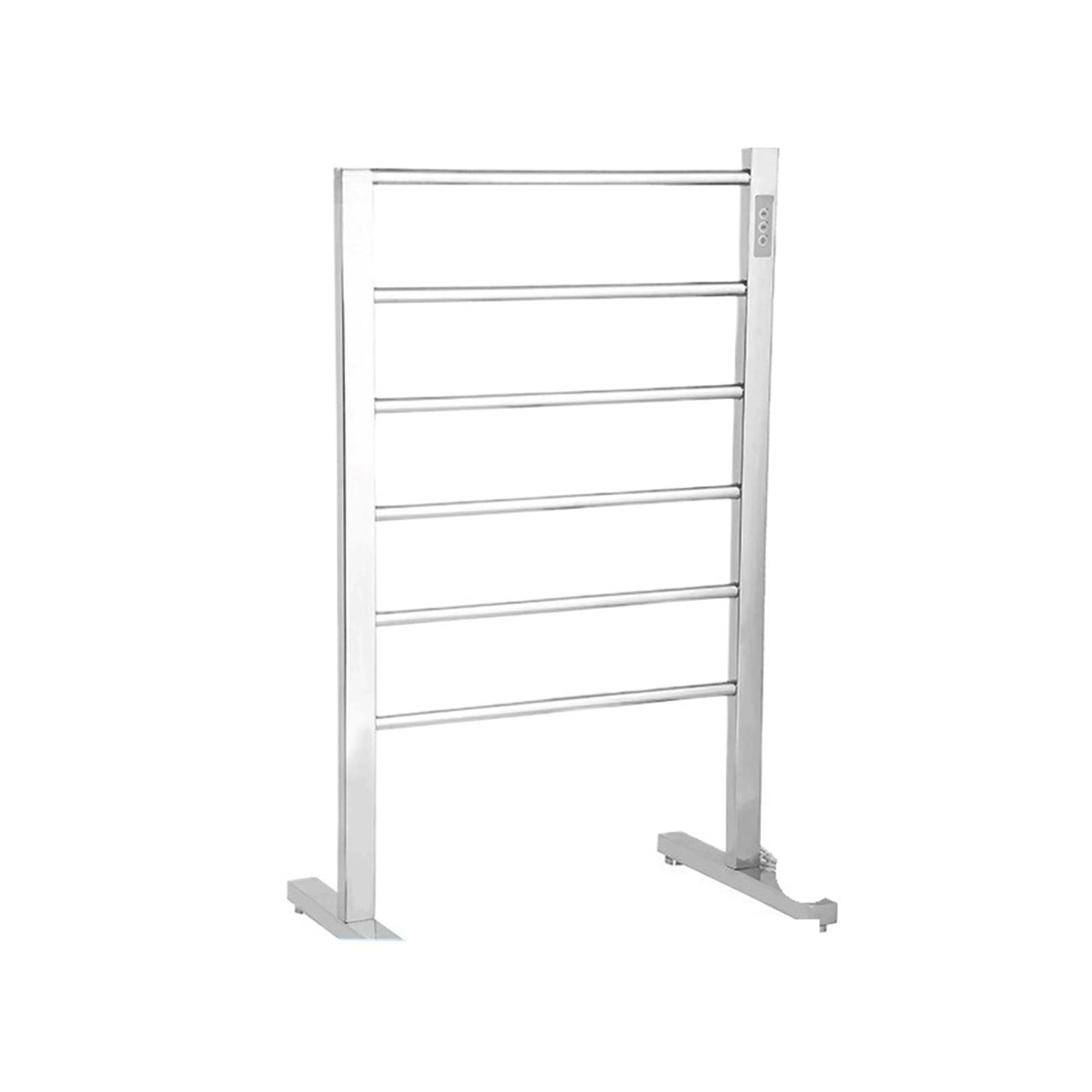 Stendibiancheria elettrico in acciaio inossidabile a prova di umidità | 6-layer mirror polished rack holds up 15kg for bathroom clothes drying