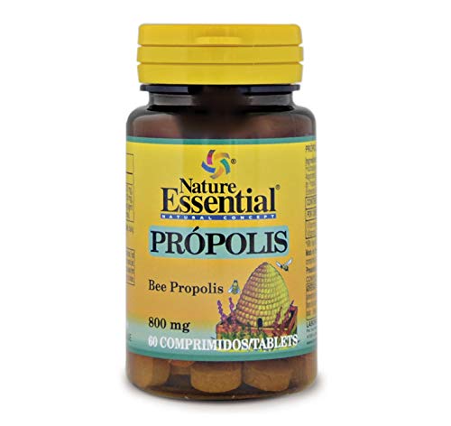 Nature Essential | Própolis 800 Mg | 60 Cápsulas | Echinácea + Tomillo + Vitamina C | Ayuda A Reforzar El Sistema Inmune | Rico En Aminoácidos Y Oligoelementos | 45 Días De Uso