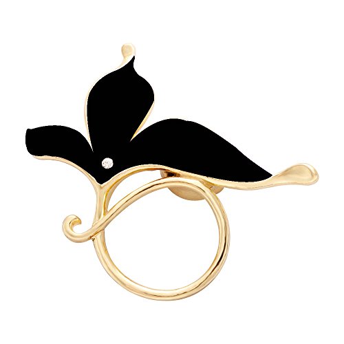 Image of Lovely Enamel Flower Magnetic Clip Eyeglass Holder Brooch Custom Jewelry
