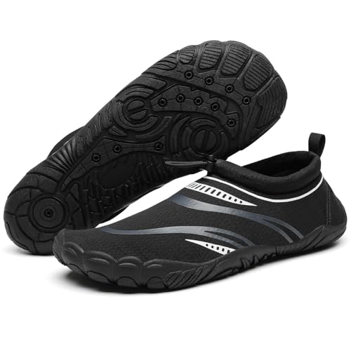 Image of Mishansha Womens Mens Water Swim Shoes Wide Toe Box Barefoot Shoes US Size 5.5-13.5 Women / 3-11.5 Men