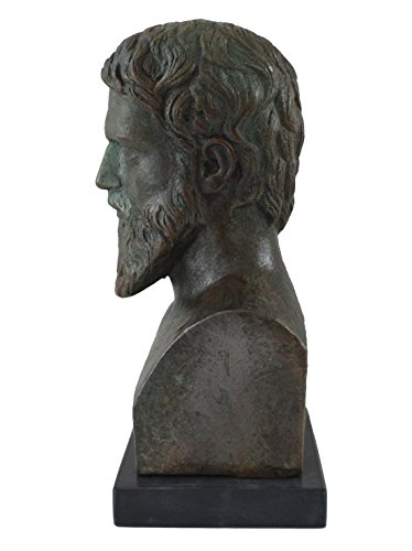 Miniatura 4 de Estia Creations Busto Platón Con Efecto Color Bronce - Filósofo Griego Estudiante De Sócrates - Platonas