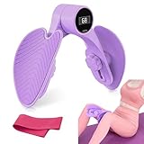 多機能レッグクリップ 内転筋トレーニング 器具 骨盤底筋 トレーニング 太もも 筋トレ グッズ 骨盤低筋 ないてんきんトレーニング器具 ふとももやせ ヒップアップ 痩せグッズ 多機能運動クリップ 滑り止め 尿漏れ 産後 美尻 脚やせ 男女兼用(紫)