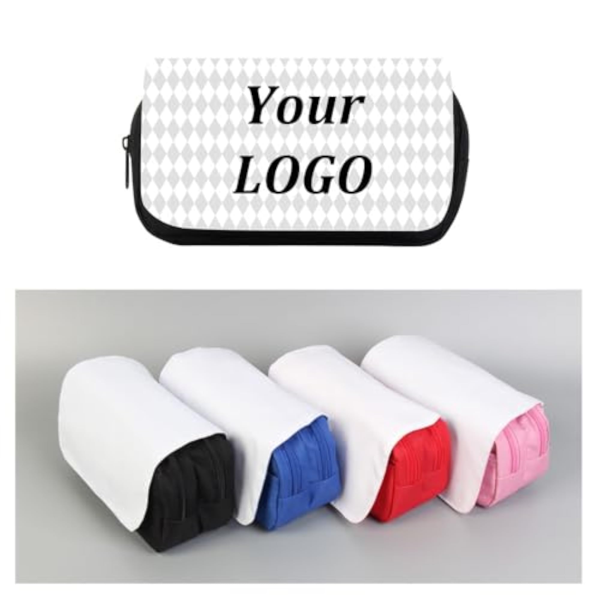 DIY Sublimation Blanks Cosmetic Bags, 4pcs Set