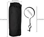 Drumstick Container Bag, Drum Stick Holder Drumstick Nylon Bag for Drum Set Clamp on Stick Holder Bag Container