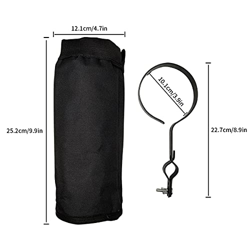 image for zhuohai Drumstick Container Bag, Drum Stick Holder Drumstick Nylon Bag