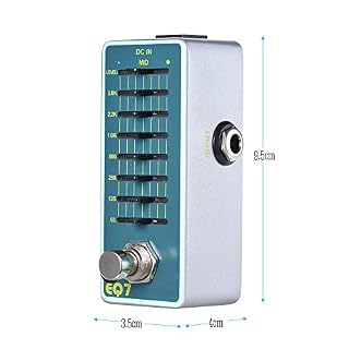 Btuty Pédale D’effet D’égaliseur de Guitare Égaliseur 7 bandes ENO EX EQ7 Full Metal Shell True Bypass - Les Beatles, Paul McCartney, John Lennon, RIngo Starr, George Harrison Btuty Pédale D'effet D'égaliseur de Guitare Égaliseur 7 bandes ENO EX EQ7 Full Metal Shell True Bypass – Image 5
