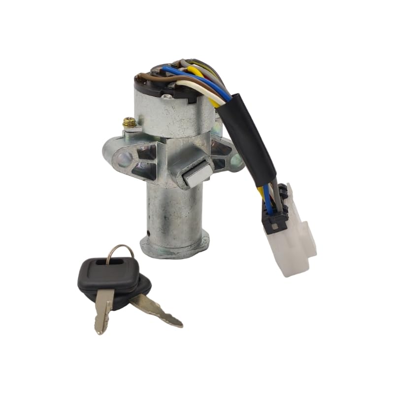 Yatang Car Lock Cylinder Set 1-79138199-4 Ignition Switch For ISUZU FRR FTR FVR FVZ - Black Manual Push Button Ignition Switch