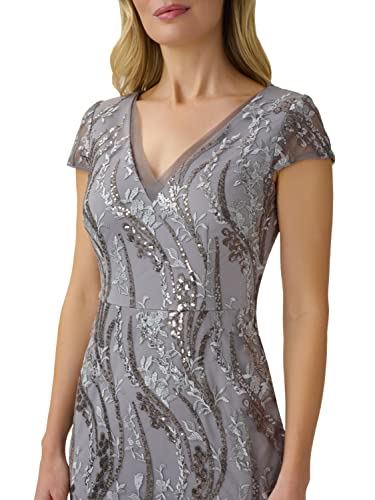 Image of Adrianna Papell Women's Sequin Embroidery Gown