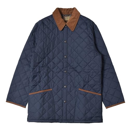 [Barbour] [バブアー] 30 YEARS ANNIVERSARY LIDDESDALE QUILTED JACKET MQU1816 キルティング ジャケット メンズ M 02.ネイビー [並行輸入品]