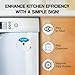 Dishwasher Magnet, Clean, Dirty or Empty Sign, Non-Scratch 3.5” Magnetic Sign, Includes Double Sided 3M Tape for Non-Magnetic Surfaces, for Busy Families, Office Kitchen, Vacation Homes, 1-Pc