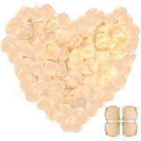 【Decoración romántica】: Los pétalos de rosa son una herramienta necesaria para las decoraciones románticas. Espolvoree estos pétalos sobre el piso, la cama, la mesa, a lo largo del pasillo en una boda (incluida la fiesta de la propuesta, el lugar de citas, la fiesta de cumpleaños romántica o las lunas de miel y la artesanía de Acción de Gracias, etc.) y regale a la pareja de recién casados los pétalos de flores.