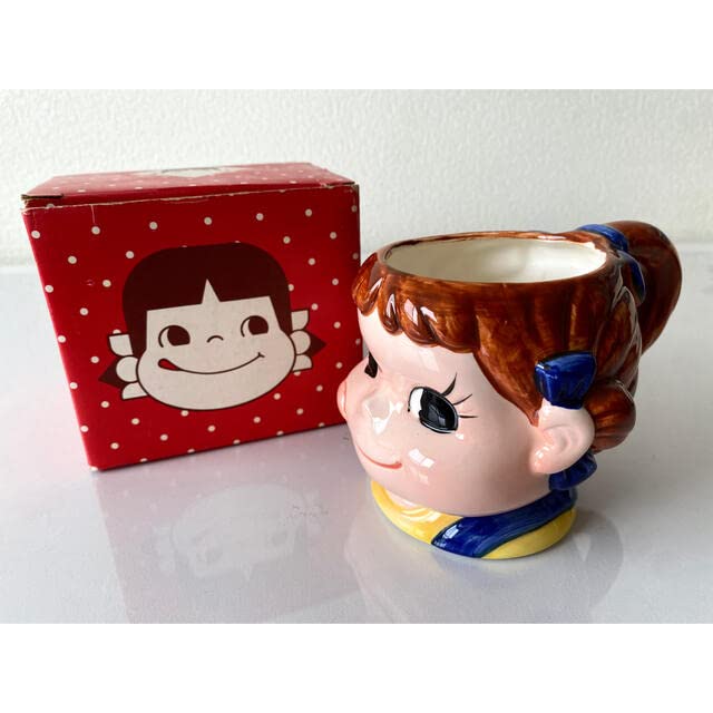 Amazon.co.jp: 不二家のペコちゃん マグカップ ヴィンテージ 昭和