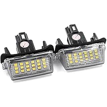2Pcs LED License Plate Lights Number Lamp for Toyota CamryXV50 2012-2017,Prius C NHP102012-2019 Powered by High Power SMD Xenon White LED Error Free
