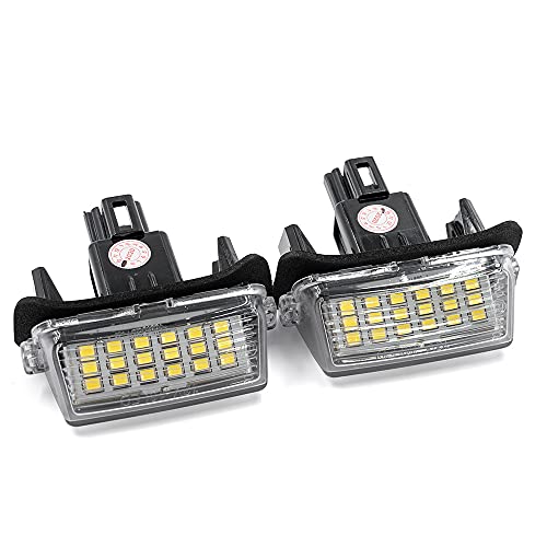 2Pcs LED License Plate Lights Number Lamp for Toyota Camry(XV50) 2012-2017,Prius C (NHP10)2012-2019 Powered by High Power SMD Xenon White LED Error Free