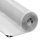 vidaXL Bâche avec œillets Transparent 6 x 10 m Polyéthylène, Jardin et Terrasse, Rectangulaire, Moderne, Protection contre les intempéries, Abri extérieur, Bâche, Tarp protecteur, Couverture fonctionn