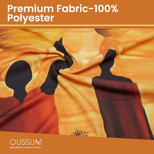 Image of Oussum Plus Size Kaftan Dresses for Women, Polyester Summer Caftan Cover Up Maxi Beach Dress, 1X-3X