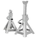 Strongway Aluminum Jack Stands, 3000-Lb. Capacity, Pair
