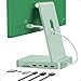 PULWTOP USB C HUB for iMac 24 inch 2021/2023/2024, 7 in 1 USB Hub Adapter iMac Accessories for iMac M1/M3/M4 with USB C/A SD/TF, Docking Station Support Expand M.2 SSD (NOT Included) - Green