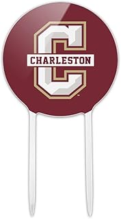 Acrylic College of Charleston Cougars Logo Cake Topper Party Decoration for Wedding Anniversary Birthday Graduation