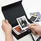 Vienrose Photo Storage Box 4x6, Fotoaufbewahrungsbox 10x15 cm, Foto Organizer aus Leinen, Aufbewahrungs- und Erinnerungsbox für Fotos, Bilder, Postkarten, Geschenkbox für Andenken, Keepsakes Schwarz