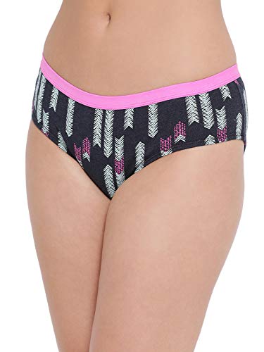 Image of Clovia Women's Cotton Mid Waist Printed Hipster Panty