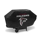 Rico Industries NFL Atlanta Falcons Deluxe Grill Cover Deluxe Vinyl Grill Cover - 68' Wide/Heavy Duty/Velcro Staps