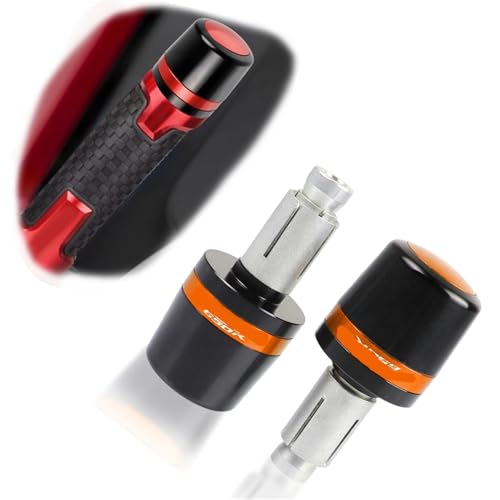 Guidon poignée embout moto orange accessoires 22mm bouchon couvercle Honda CBR650R 2019-2021