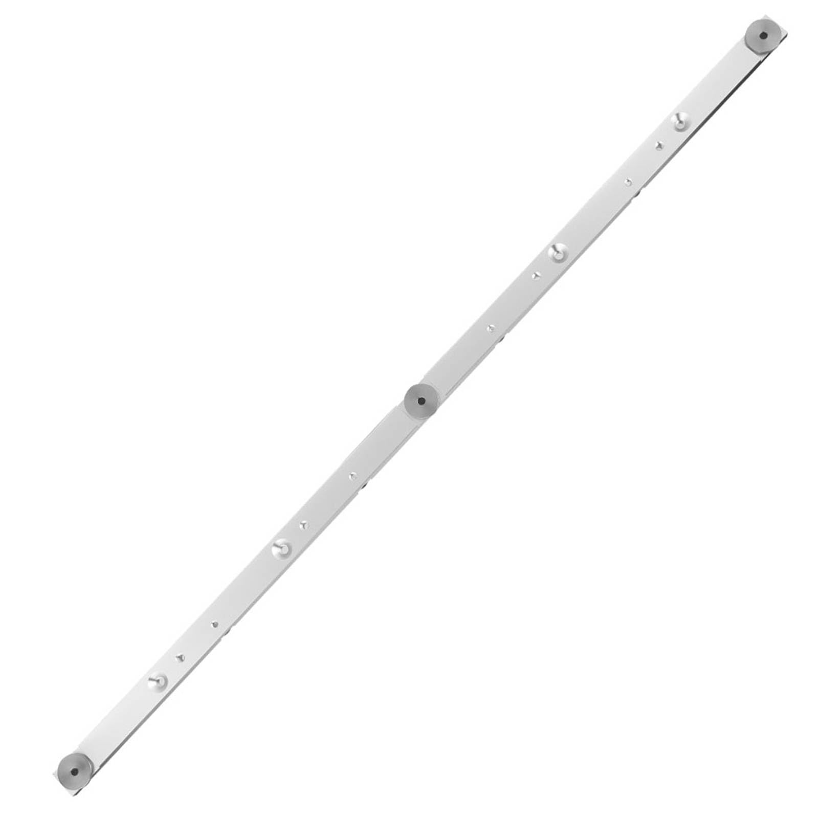Alomejor Sbarra per Troncatrice con Guida Regolabile in Acciaio Inox,