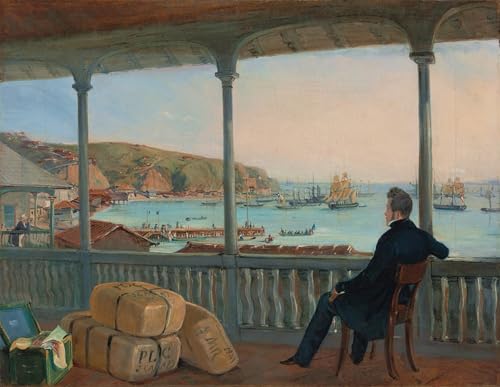 Affiche murale d'art vintage Valparaíso Johann Moritz Rugendas pour décoration salon et bureau