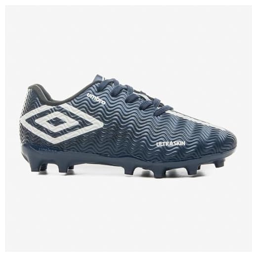 Chuteira Campo Umbro Ultraskin Jr,Marinho/Branco/Preto,28