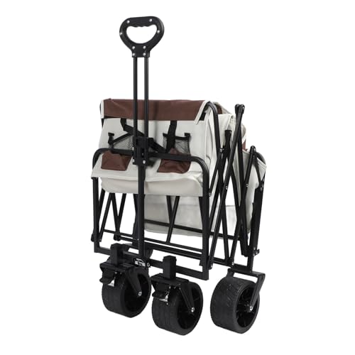 Carro plegable multifuncional para transportar compras pesadas sin esfuerzo 8