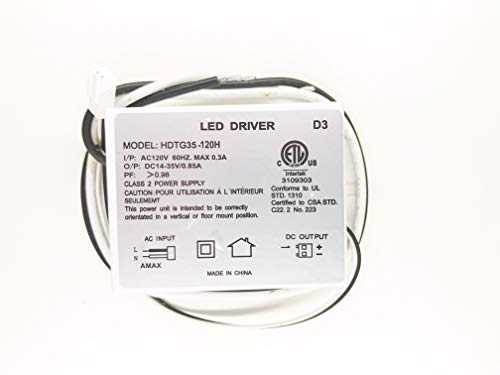 Image of 35W LED Dimmable Driver DJL Genuine Replacement Parts D3-120VAC Down to DC14-35V