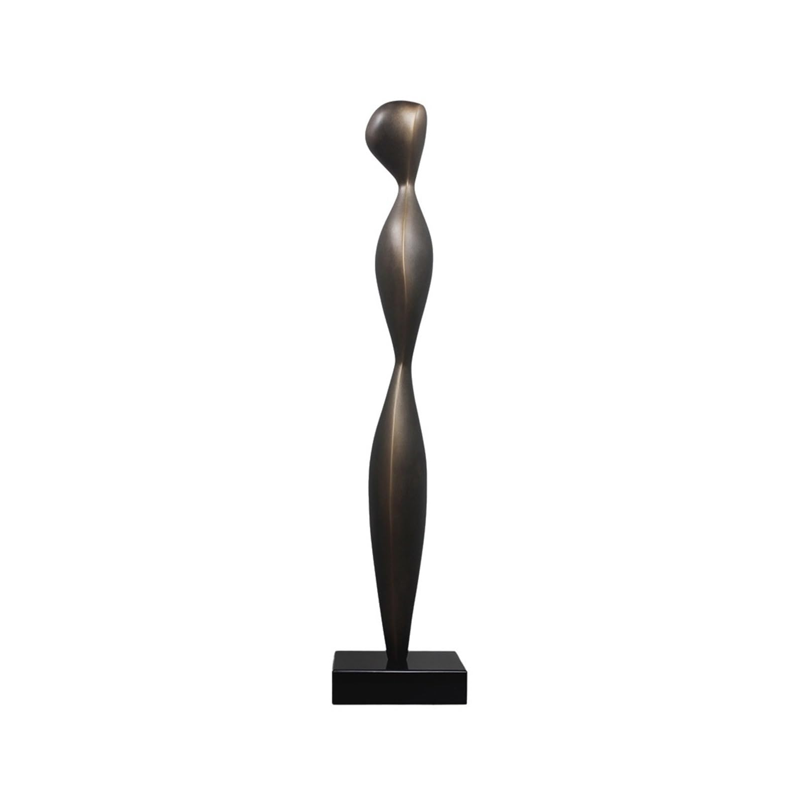 NIUHUAHUI Desktop Ornaments, Abstract Art Decorative Item, Modern Home Glazed Steel Sculpture, Desktop Ornament