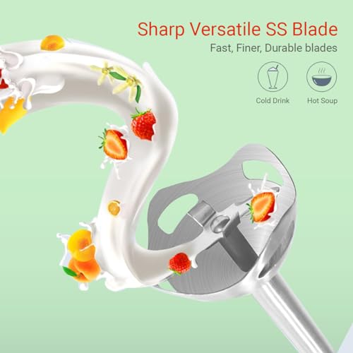 Inalsa Robot Inox 1000, 1000 Watt Hand Blender with 600 ml Multipurpose Jar Inalsa Robot Inox 1000, 1000 Watt Hand Blender with 600 ml Multipurpose Jar