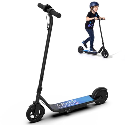 Image of Electric Scooter for Kids Ages 8-12, 250W Motor, 9 MPH Top Speed, Up to 10 Miles Range, E Scooter with LED Display, Dual Brake, 6.5 inch Solid Tires, 3 Speed Modes,UL2272 Certified
