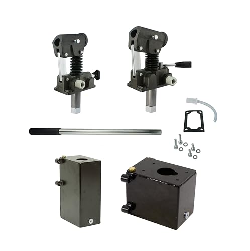 Hydraulic Single & Double Piston Hand Pump with Release Knob 0.7, 1.5,2.7 CID, 3 and 5 Lt Tank (0.7 CID Single Acting (Without Tank))