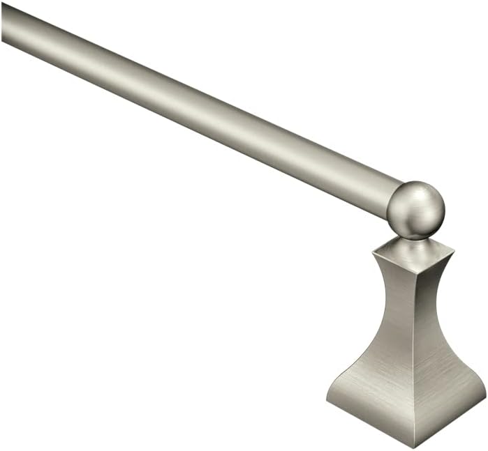 Moen Retreat Collection 24-Inch Single Towel Bar in Brushed Nickel