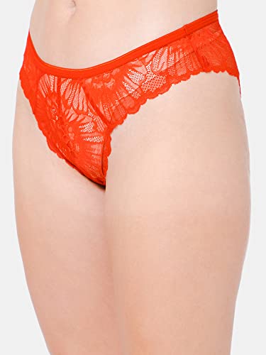 Image of Women Thong Red Panty (Elprell1026-P) | ELGANTE ELPRELL1026-P