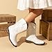 DREAM PAIRS Toddler Cowboy Boots Cowgirl Boots for Girls Square Toe Mid Calf Boys Western Fashion Riding Shoes for Toddler/Little Kid/Big Kid,Size 11 Little Kid,White,KKUMMB2506