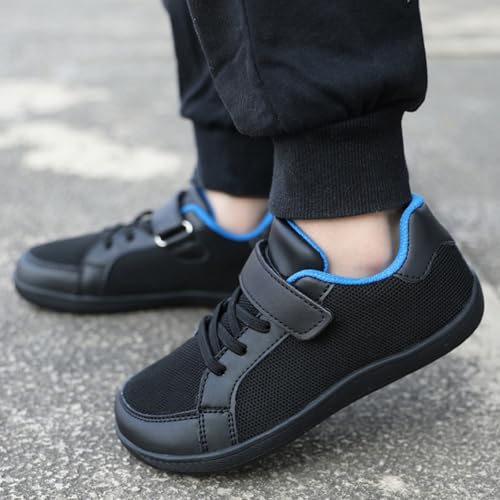 Toddler/Kids Boys&Girls Barefoot Shoes Mesh Wide Toe Box Breathable Comfortable Slip-Resistant Easy On & Off Shoes2