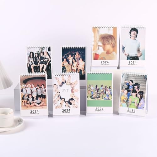 Generic GID01 Korean K-Pop-Idol Group Mini Desk Calendar 2024-12 Monthly Desktop Calendar thumb #1