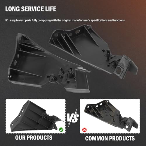 Image of Front Bumper Bracket for 2005 2006 2007 2008 2009 Mustang | Driver and Passenger Sides (Left and Right) Bumper Support Bracket 5R3Z17C861AA 5R3Z17C861AB