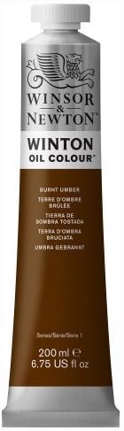 Winsor & Newton Winton Oil Paint Tube, 200ml, Burnt Umber by Winsor & Newton
