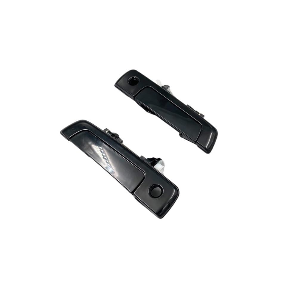Bikkjbk Front 1 Pair Car Vehicle Door Handle Black Front Door And Rear Outer Handle For Lancer For Galant 1994-2004 For Hafei For Simbo