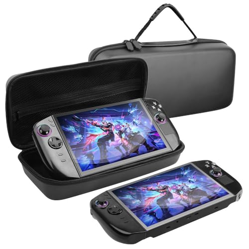 Estuche rígido para Lenovo Legion Go 2 con soporte integrado y bolsillo de viaje anticaídas 3