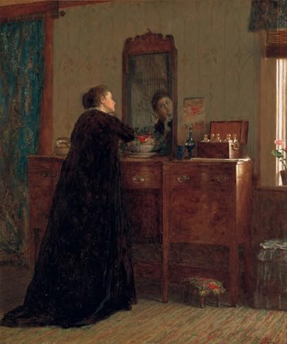 Affiche les toilettes par Eastman Johnson impression sur toile salon 60x90cm