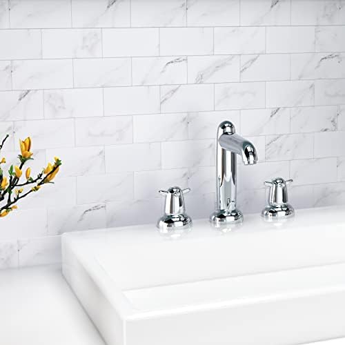 BeNice Peel and Stick Wall Tiles Stickers,Subway Tiles Self Adhesive Splashbacks Bathroom Tiles Metal Adhesive Tiles(5sheets,Rose Gold)
